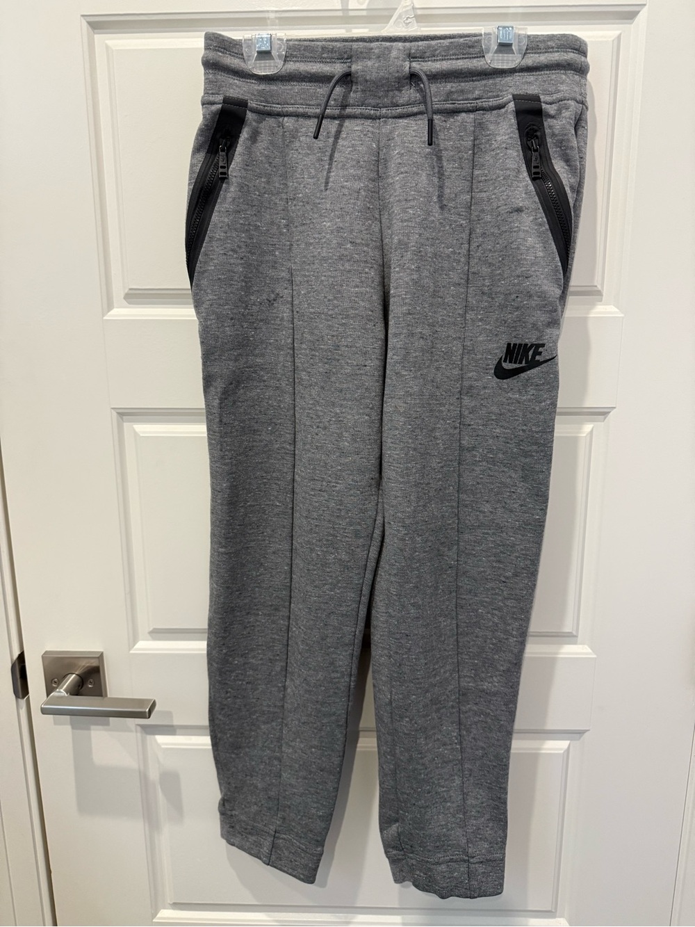 2/$10 Nike Kids' Gray Fleece Jogger Pants - Comfortable Everyday Bottoms
